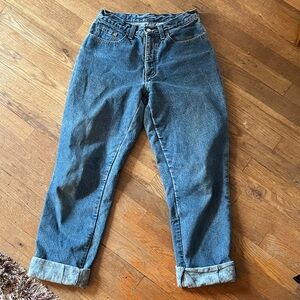 Vintage LL bean flannel lined jeans